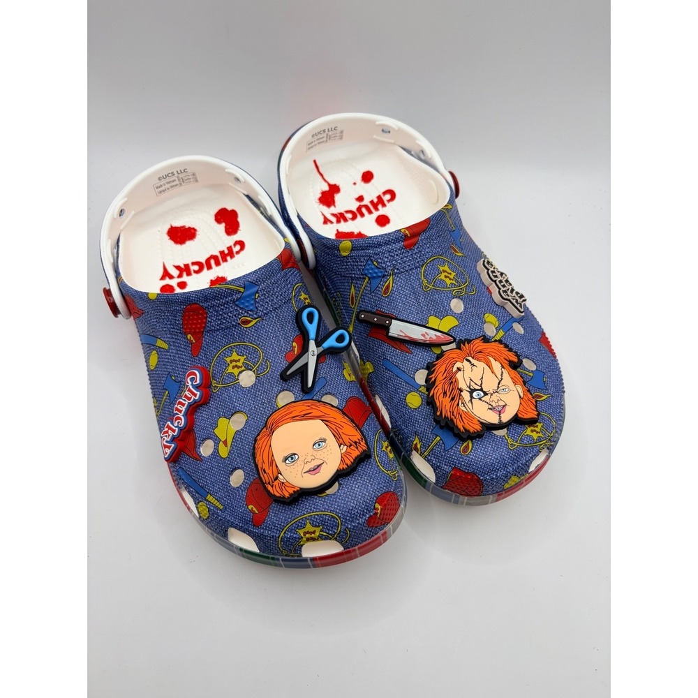 Crocs Chucky Child's Play Classic Clog Men's 9 Women's 11 Multi 210510-90H